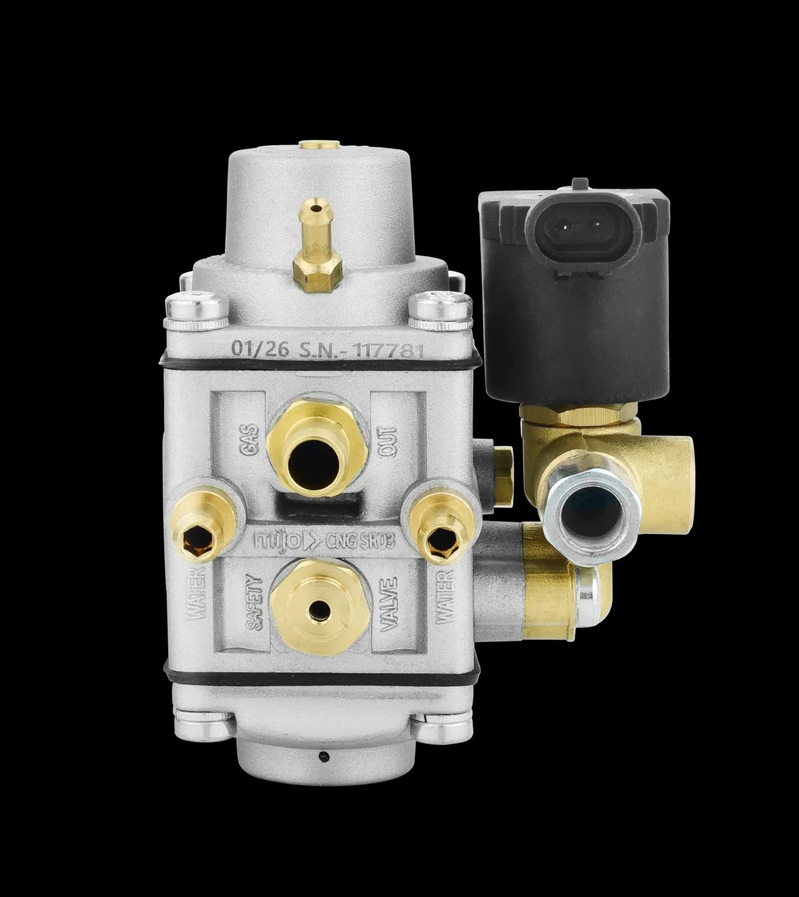 MIJO SR03 Compact CNG reducer, front view